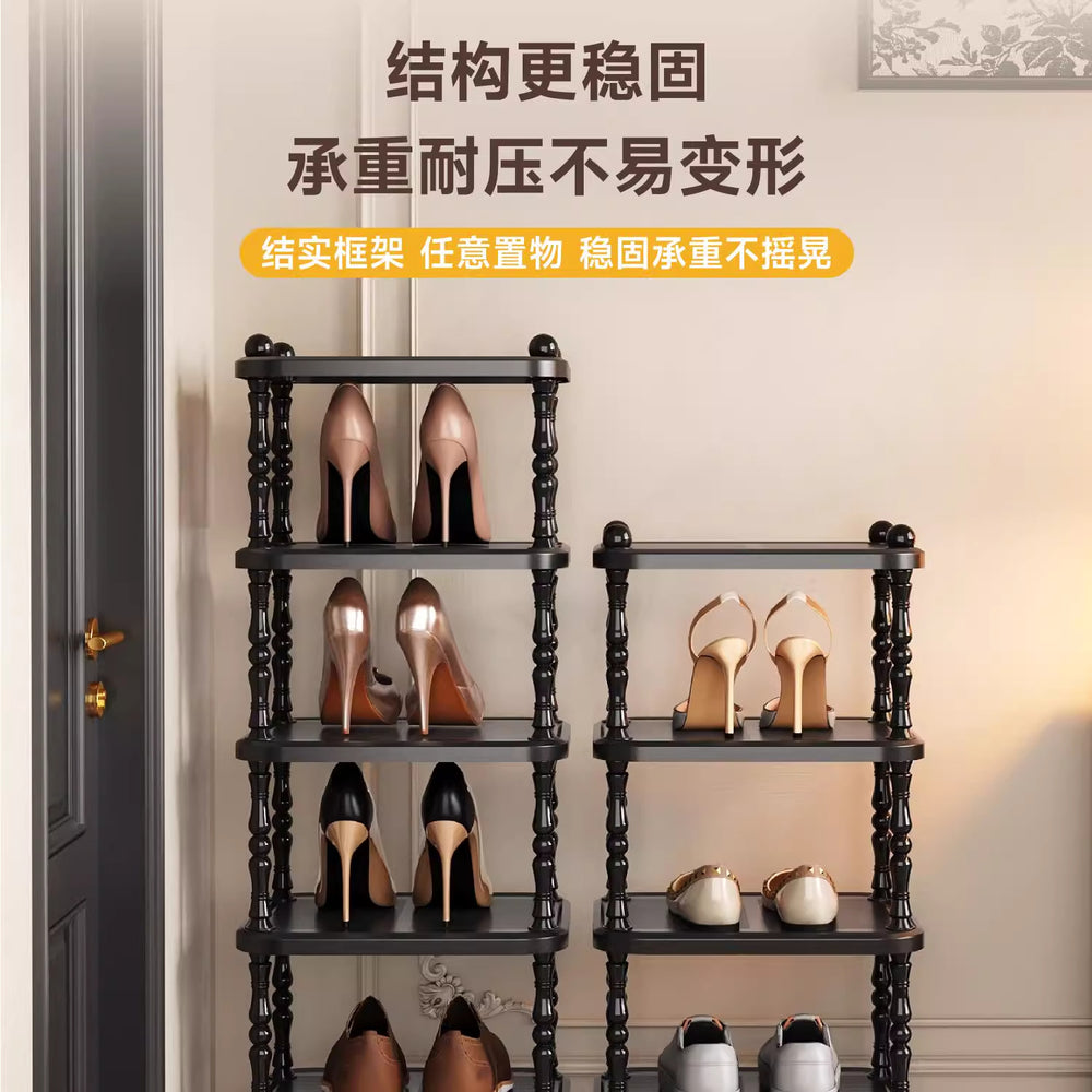 Shoe rack for home door multi-layer shoe cabinet simple storage rack rental room dormitory entrance door shoe storage handy gadget