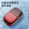 Dx-50 bluetooth radio - mini pocket portable card-playing music player for seniors