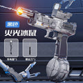 wholesale hot-selling fire-breathing electric water gun, ice mouse fire light, manual and automatic ice explosion foreign trade electric water gun toy