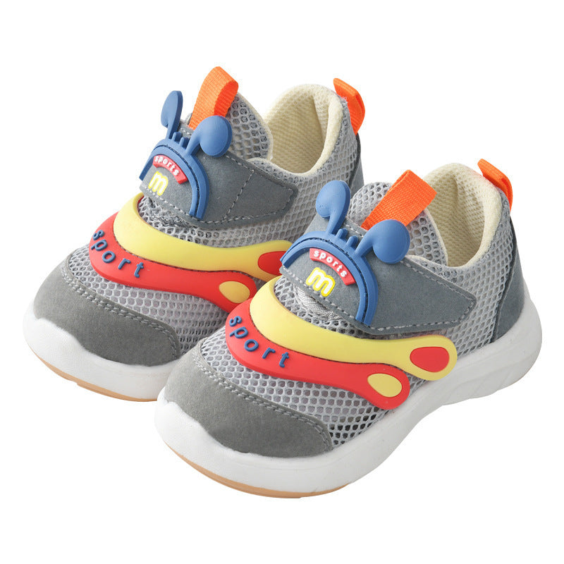 Baby sandals boys summer toddler shoes 0-1-2 years old infant anti-slip soft sole mesh shoes functional shoes for girls