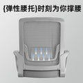 Office chair  new computer chair home backrest chair comfortable long sitting plastic study chair bow-shaped comfort seat