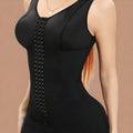 vest shapewear three-breasted women's jumpsuit zipper open pants shapewear all-in-one enhanced corset