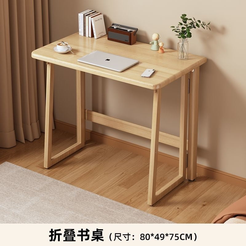 Installation-free foldable desk foldable writing desk small dining table student for home living room bedroom foldable table