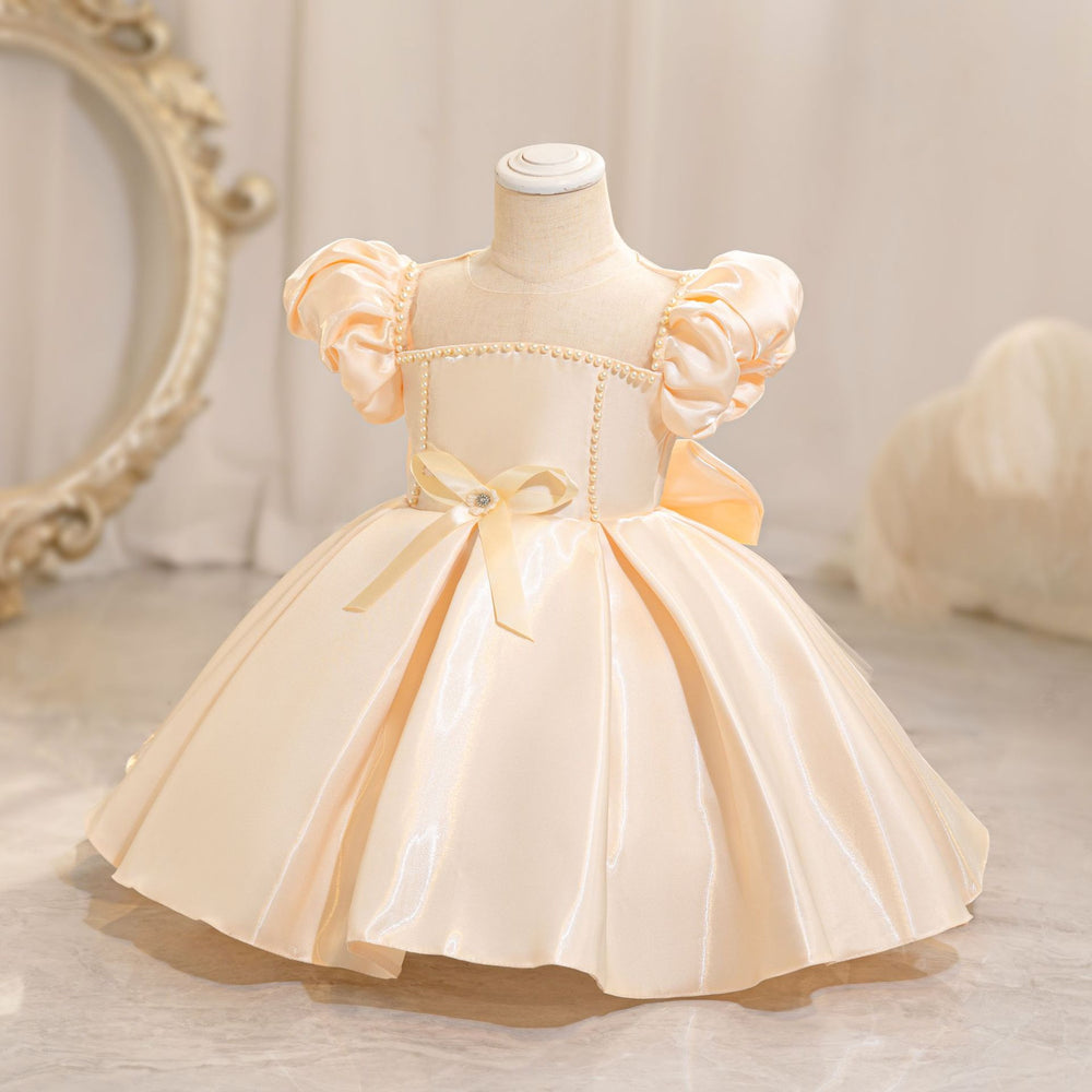 Export small children's dress puff sleeve princess dress baby girl first birthday dress baby dress