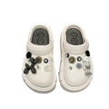 2024 hot style clogs for women wholesale summer outwear cute cartoon toe cap two-wear beach popular height-increasing sandals