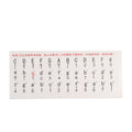 Wholesale piano & electronic keyboard note stickers - 61-key, 54-key, 49-key - adhesive note stickers for beginners - direct from the manufacturer