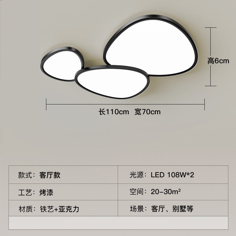2025 new full spectrum living room ceiling light modern simple atmosphere Zhongshan lighting whole house package combination lighting