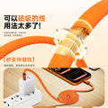 240w magnetic charging cable - flat, self-winding, compatible with apple & huawei, fast charging magnetic data cable