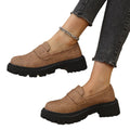 Export spring autumnew arrival british style slip-on small leather shoes for women retrothick sole loafers casualeasiest for matchflats