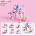 Compatible with lego 6-in-1 city police boys military kindergarten small particle educational building blocks toy wholesale