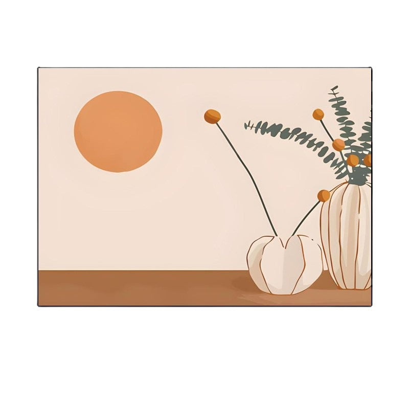 Modern simple meter box decorative painting Morandi small fresh blocking distribution box hanging painting weak electric box cover wall painting