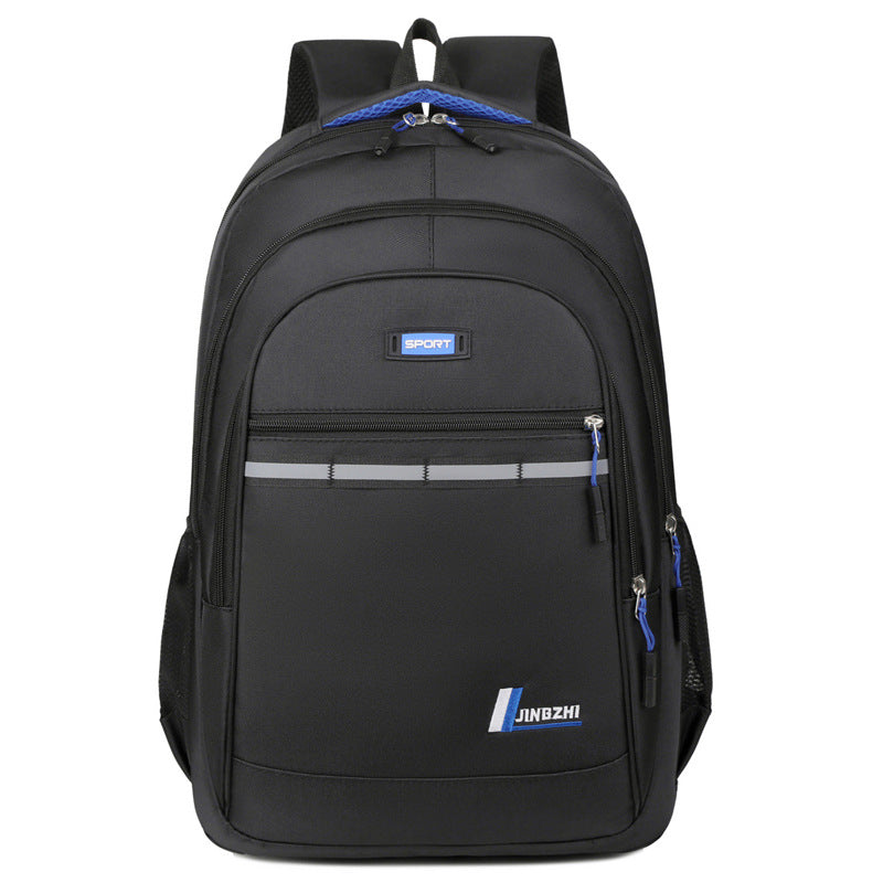Cross-border  Men's Backpack Premium Sense Large Capacity Travel Backpack Multi-layer Simple Business Casual Backpack