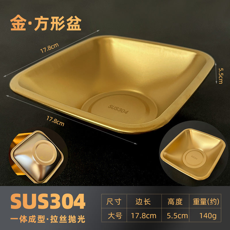 304 stainless steel heart-shaped snack plate dessert dish new year dried fruit plate candy sunflower seed nut plate for home use