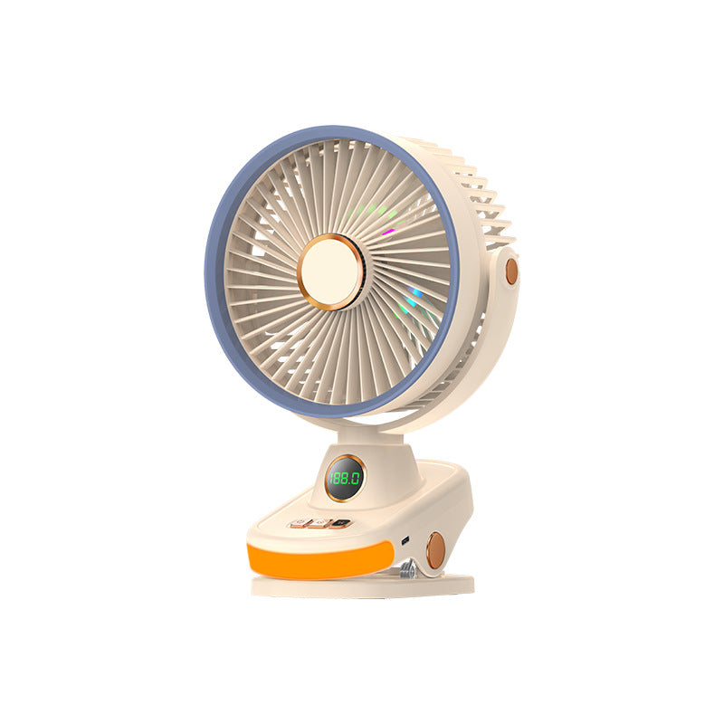 2026 new desktop fan - automatic oscillating, small, quiet, home/dorm/carriage clip-on fan
