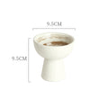Japanese retro ceramic ice cream cup - stylish & unique ice cream bowl - creative dessert & pastry display plate - perfect for restaurants & home use