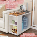 Casualmovable small coffee table tea table tea table for home small table bucket storage rack living room side table kung fu tea table