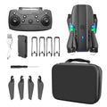 E99e88d drone aerial photography foldable quadcopter with lights, remote control aircraft, barometric altitude hold, kids' drone