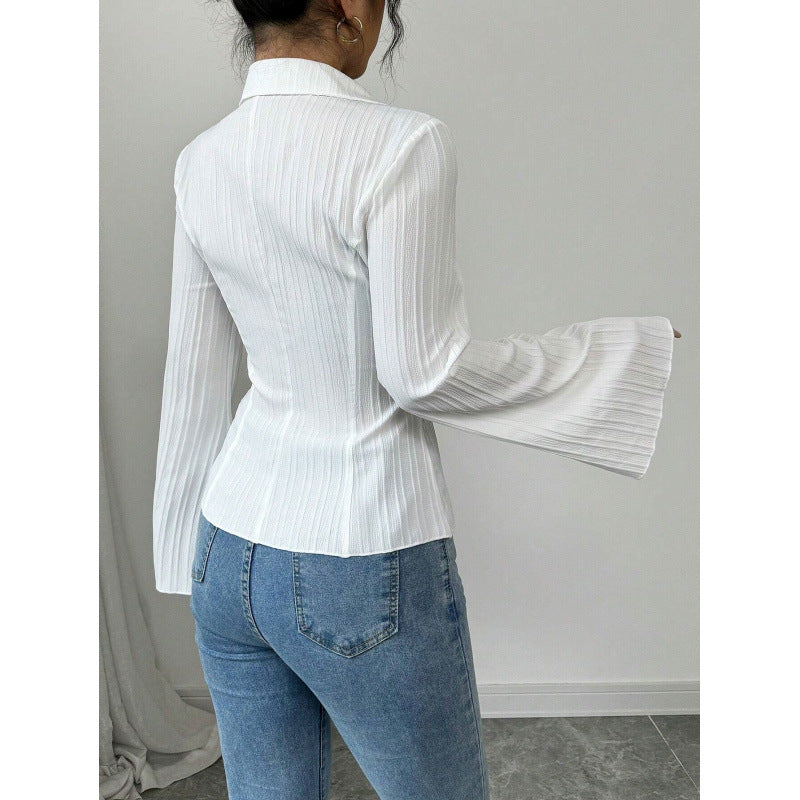 Real shot of export cross-border independent station 1688 foreign order  hot-selling waist shirt