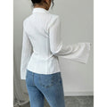 Real shot of export cross-border independent station 1688 foreign order  hot-selling waist shirt