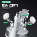 Manual grease gun single and double pressure lever oiler forklift excavator car grease gun artifact transparent special