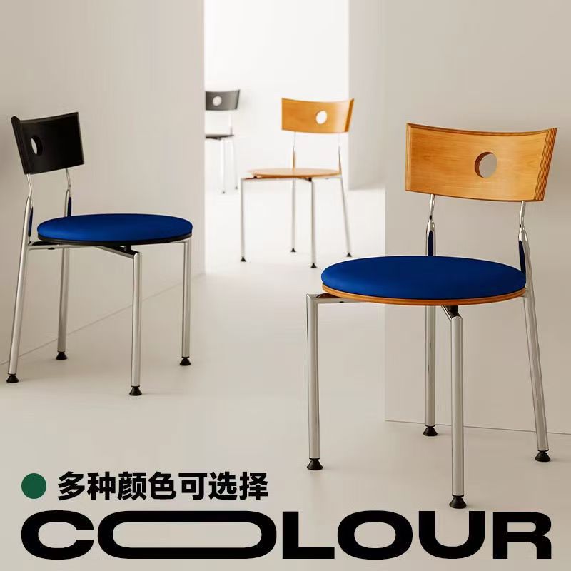 Customized medieval dining chair for homeretro back chair scandinavian berg chair cross-border manufacturer casual casual makeup chair