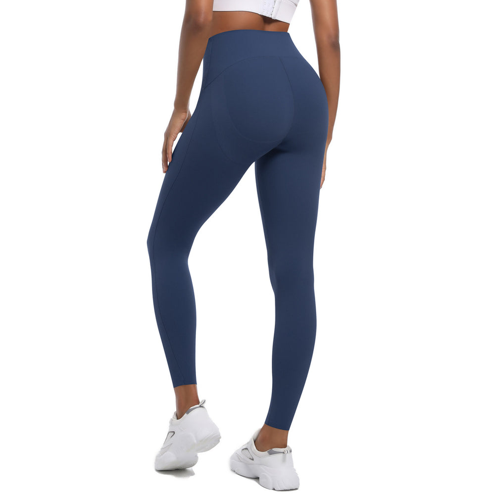 Clearance: barely-there high-waisted peach lift seamless yoga leggings - women's quick-dry workout pants for outdoor running and fitness
