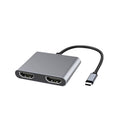 Type-c docking station, one-to-two hub hdmi usb-c adapter supports 4k high-definition output