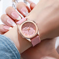 Trendy korean style quartz watch for women - elegant wristwatch with silicone strap - wholesale student watches