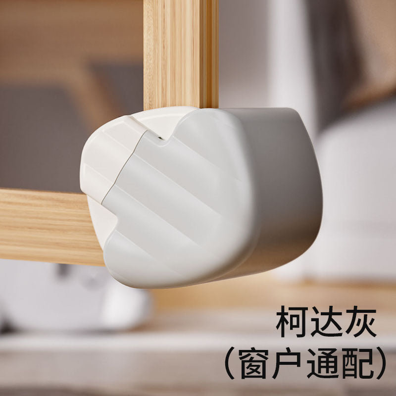 4d all-inclusive broken bridge aluminum anti-collision corner window corner protector silicone edge corner inner opening window magnetic corner anti-collision sharp corner protective cover