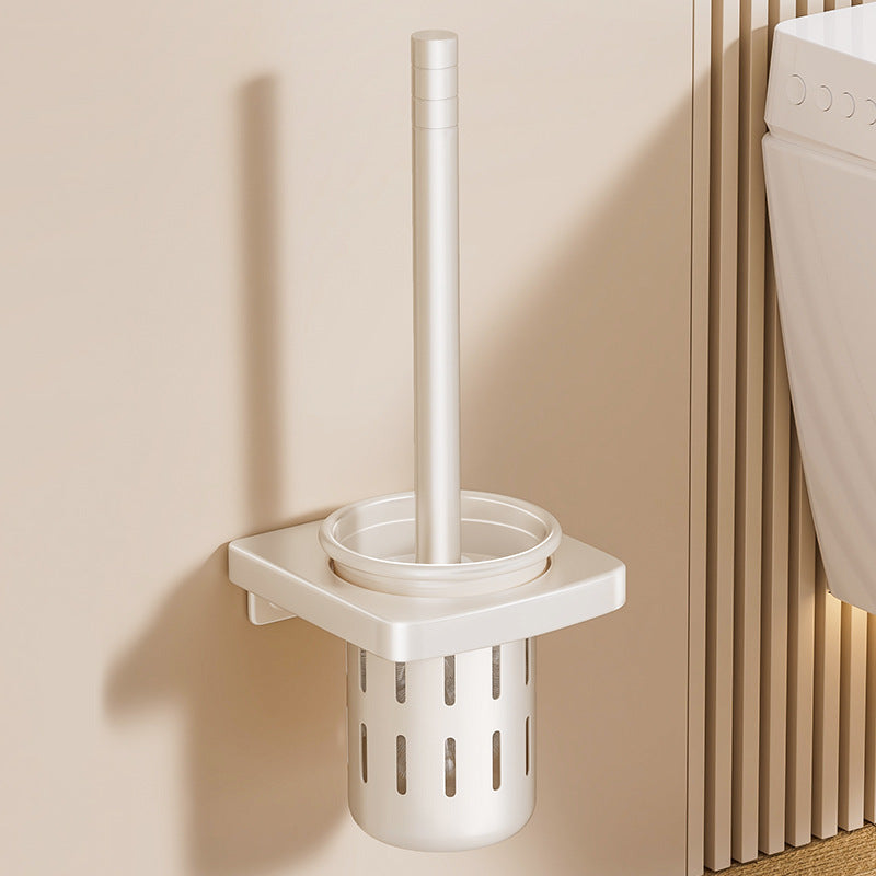 [] Toilet toilet brush rack wall-mounted toilet cleaning brush toilet cup holder storage home