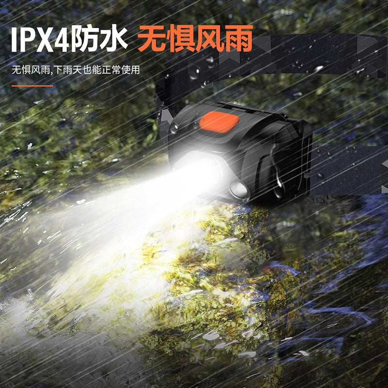 Foreign Trade AAA Headlight No. 7 Battery Outdoor Red and White Light Travel Portable Strong Light Mini Night Fishing Camping Mountaineering Lighting