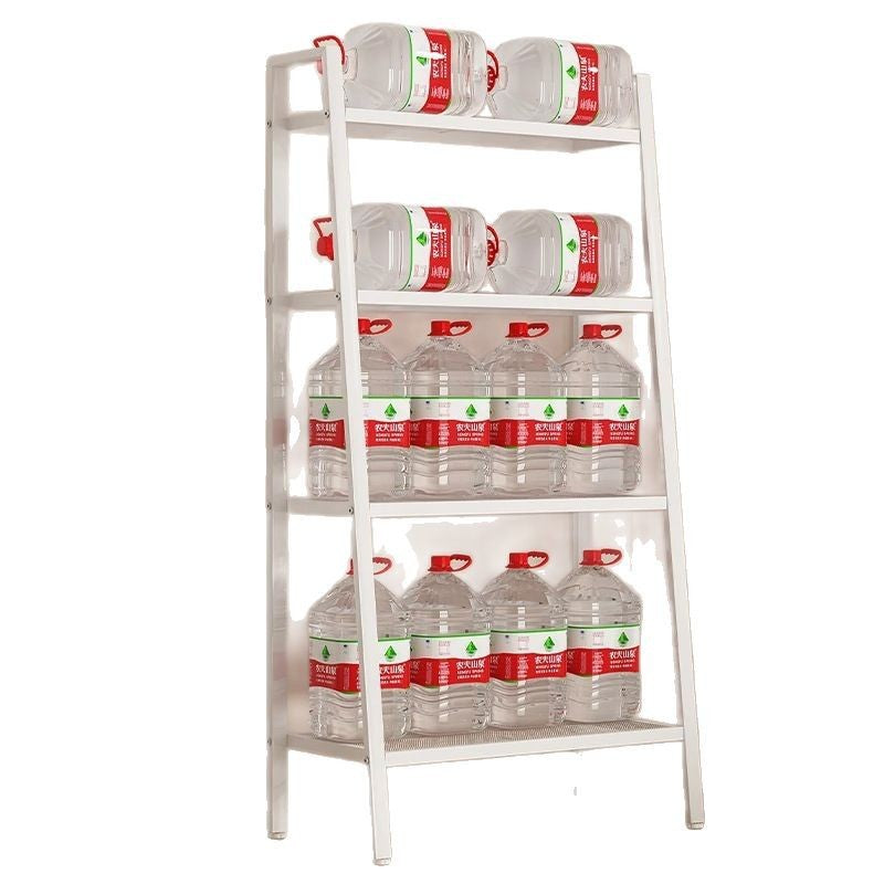 Shelf Floor-to-ceiling living room trapezoidal storage rack Home convenient storage rack Simple and simple balcony Nordic finishing rack