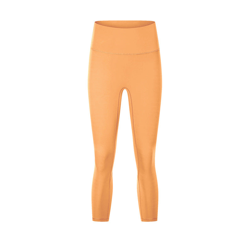 Spring/summer new arrivals: seamless, barely-there yoga capris - high-waisted, butt-lifting, slimming workout leggings for women (dl065)