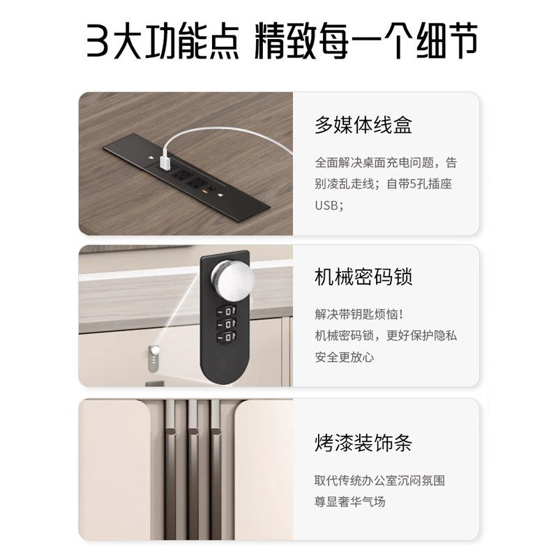 Saint li accessible luxury desk boss desk casual modern manager room table paint executive table leader president table and chair