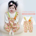 Baby spring clothes for girls: adorable princess-style floral romper - new spring/autumn collection