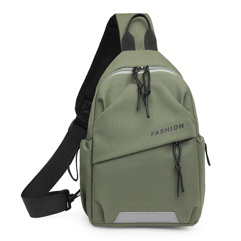 Cross-border new casual messenger bag women's trend simple student portable shoulder bag large capacity commuter fashion breast bag