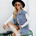 European and american cross-border  new denim vest women's  summer fashion trend denim sleeveless tank top