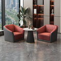 Medical beauty club cat scratching leather reception sofa chair hotel lobby rest area balcony table and chair combination cafe b&b