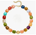 new arrival acrylic resin necklace jelly colorful statement choker women's summer beach jewelry amazon