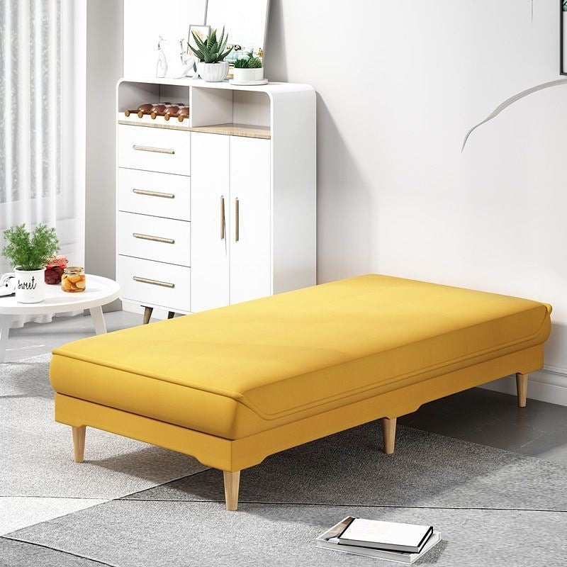 Balcony sofa bed all-in-one dual-purpose widened patchwork bed single bed adult chaise lounge side bed extension bed end stool