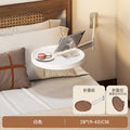 Foldable coffee table small round table creative suspended side table living room side table for home bedroom wall hanging bedside storage table