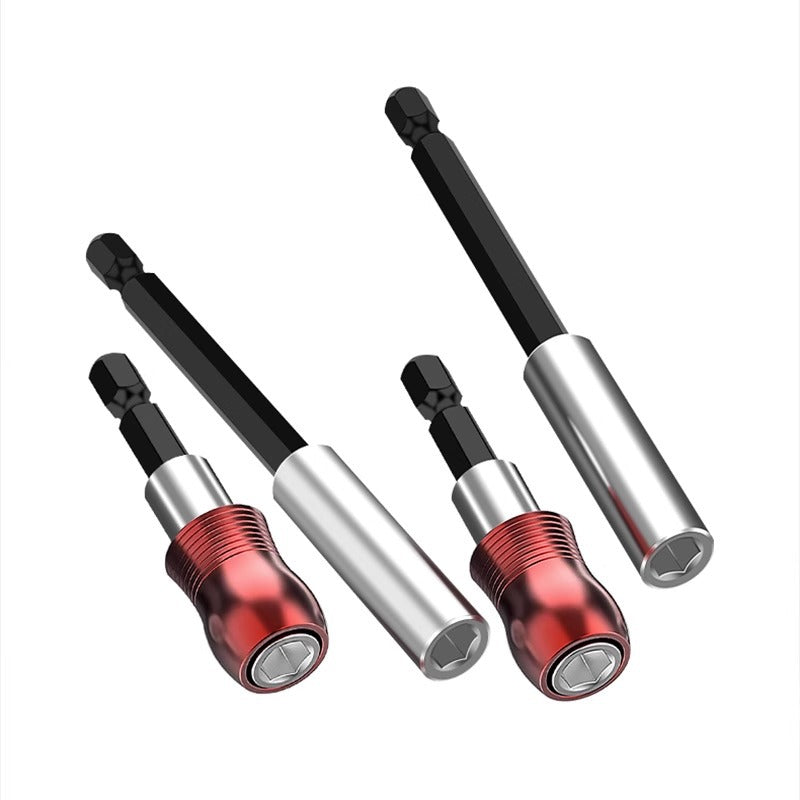 Baolian batch head connecting rod lengthened joint extension hand drill sleeve inner hexagon 6.35mm with magnetic self-locking connecting rod