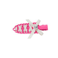 Ballet-style bow ribbon braided hair clip, seamless, versatile, sweet and edgy color palette, perfect for bangs, flyaways, and side hair styling