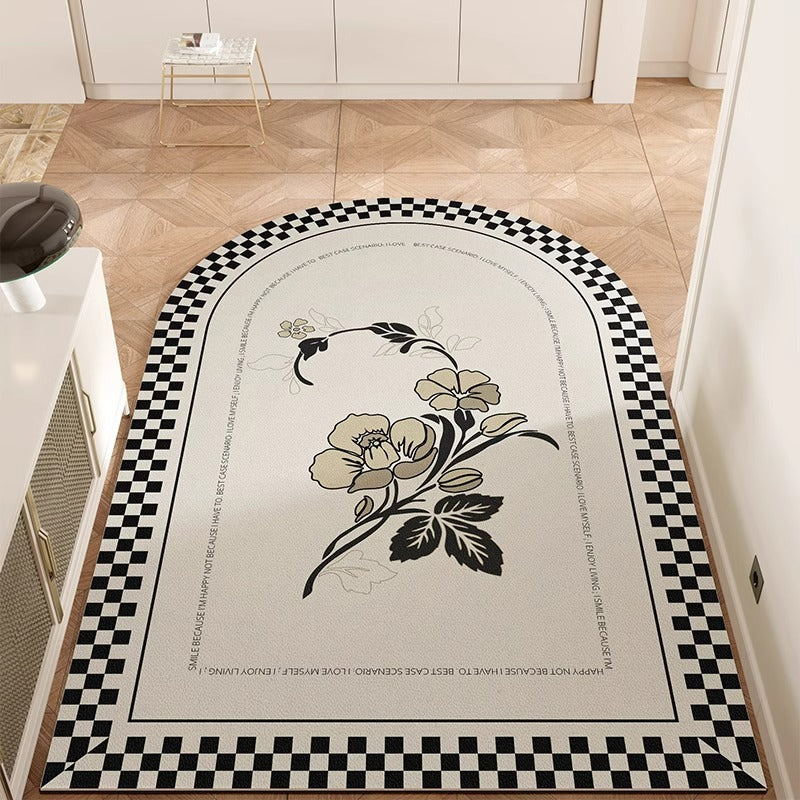 High-end doormat for entryway, home anti-slip floor mat,  new style, minimalist modern luxury, no-wash