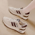 2025 spring/summer new mesh breathable plus size women's flat casual shoes versatile sneakers athletic running shoes for women
