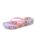 Women's flip-flops: summer fashion, beachwear, new mid-heel, non-slip, soft sole, cute cartoon thong sandals