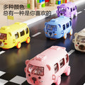 Summer baby bus water cup student kids sports cup large capacity plastic cup with straw plastic cup resistant to falling