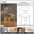 Raw wood frame + yizhimei cushion fas grade rubber wood