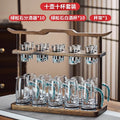[10 pots, 10 cups, 1 rack] turquoise wine dispenser + turquoise cup