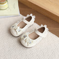 Vancahao girls' ballet princess shoes with bow, leather shoes,  spring/autumn new lolita flats, loafers